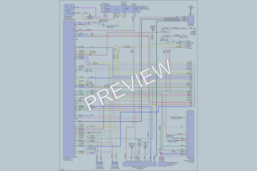 2008 Mitsubishi Outlander Radio wiring diagram preview