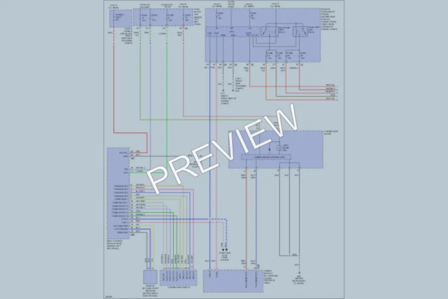 2008 Nissan 350Z Headlights wiring diagram preview