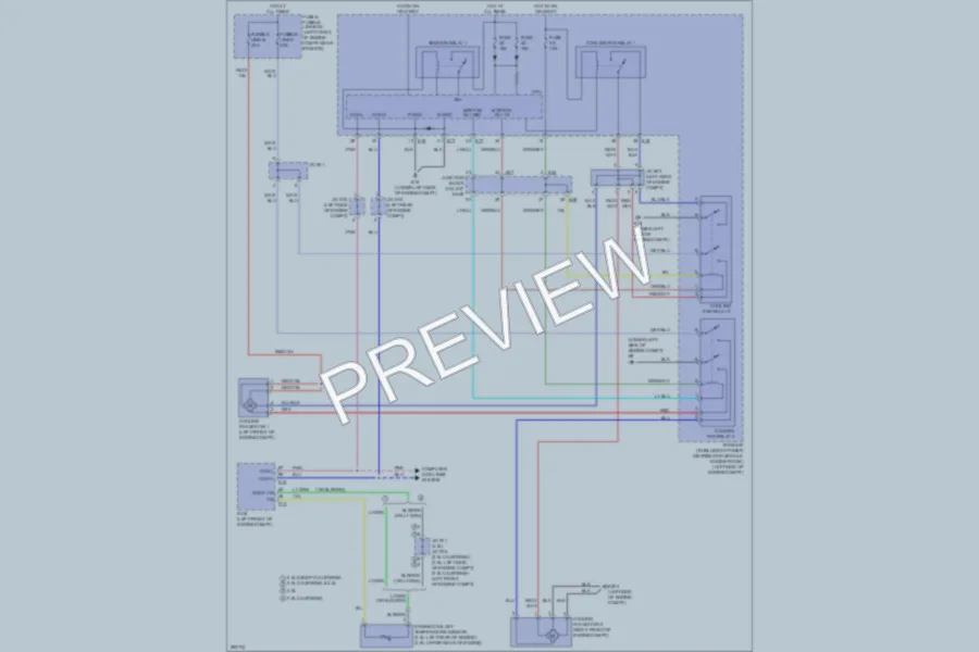 2008 Nissan Altima Cooling Fan wiring diagram preview