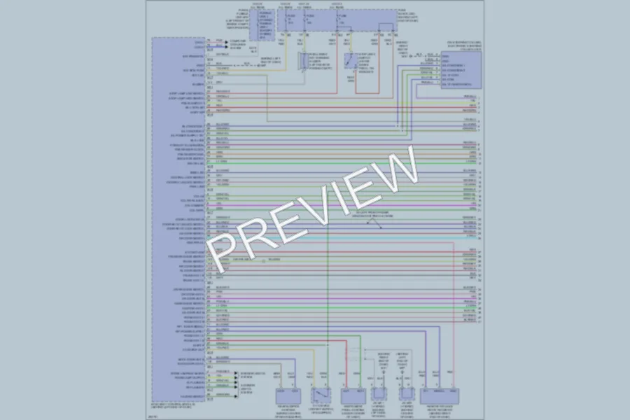 2008 Nissan Altima Power Door Locks wiring diagram preview