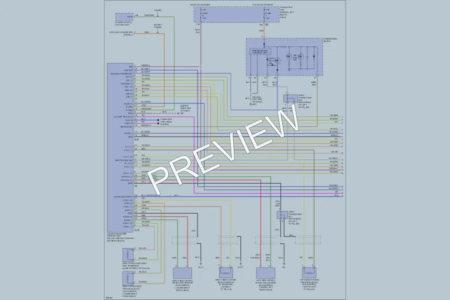 2008 Nissan Altima Supplemental Restraints wiring diagram preview