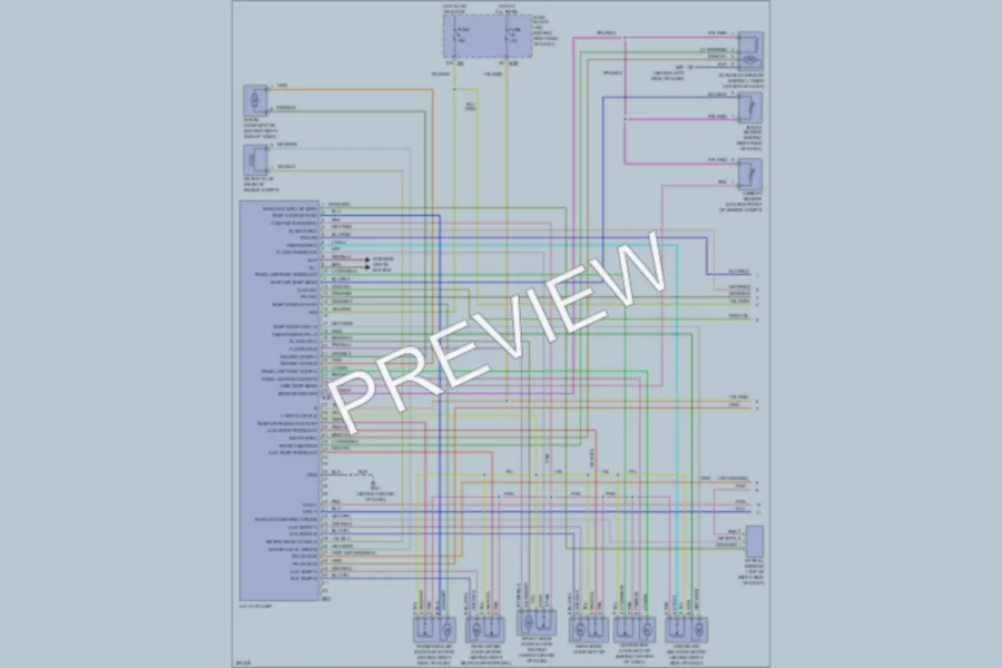 2008 Nissan Armada Air Conditioning wiring diagram preview