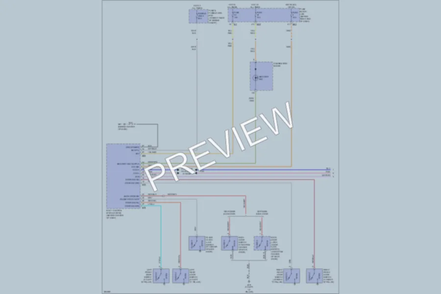 2008 Nissan Armada Anti Theft wiring diagram preview