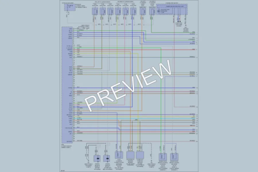 2008 Nissan Armada Engine Performance wiring diagram preview