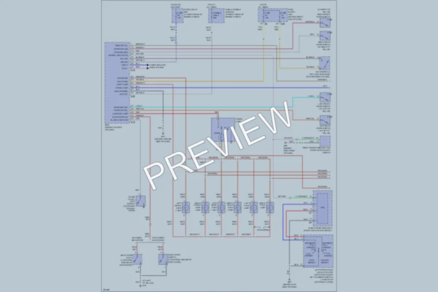 2008 Nissan Armada Interior Lights wiring diagram preview