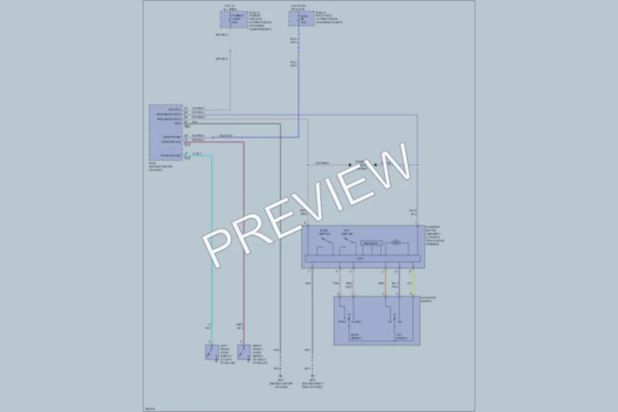 2008 Nissan Armada Power Top Sunroof wiring diagram preview