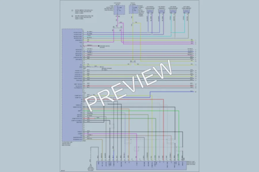 2008 Nissan Armada Radio wiring diagram preview