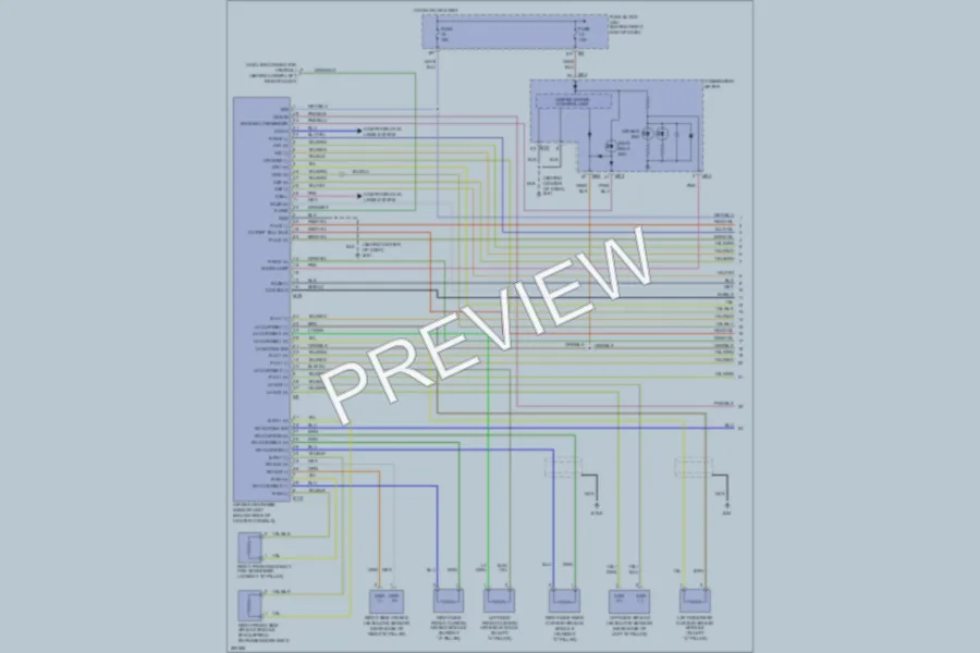 2008 Nissan Armada Supplemental Restraints wiring diagram preview