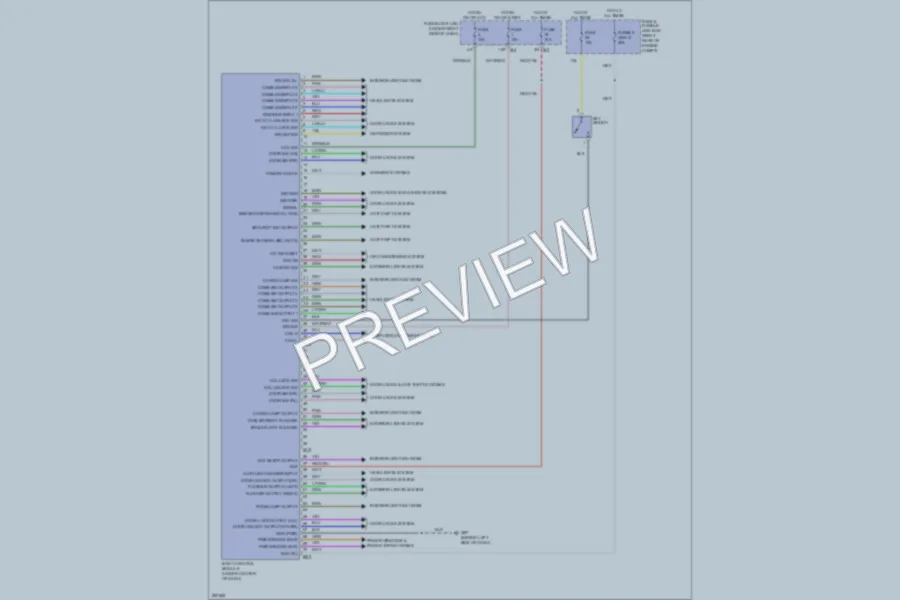 2008 Nissan Frontier Body Control Modules wiring diagram preview