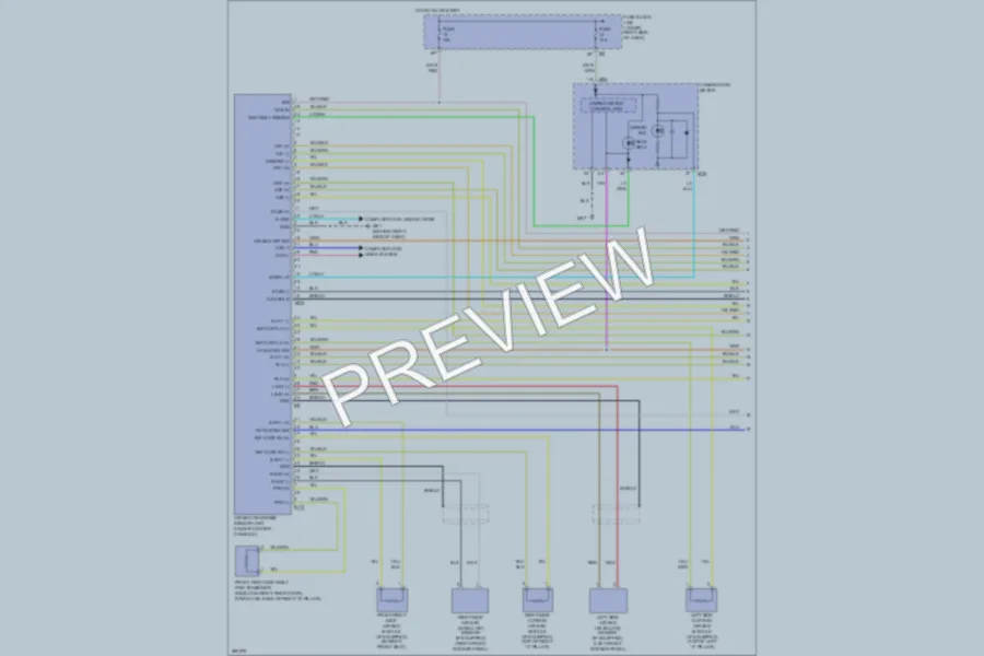 2008 Nissan Frontier Supplemental Restraints wiring diagram preview
