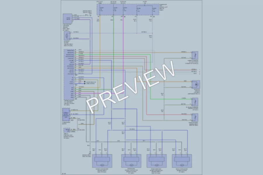 2008 Nissan Maxima Air Conditioning wiring diagram preview