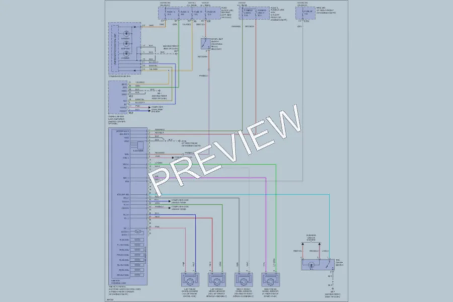 2008 Nissan Maxima Anti Lock Brakes wiring diagram preview