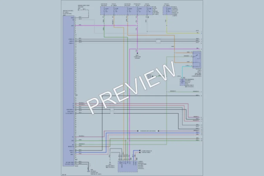 2008 Nissan Maxima Navigation wiring diagram preview