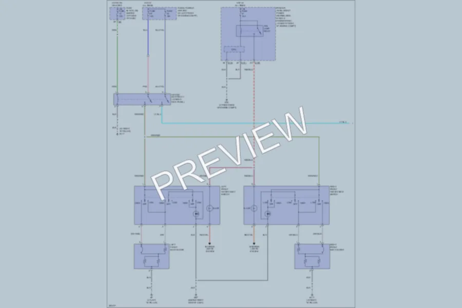 2008 Nissan Maxima Power Seats wiring diagram preview