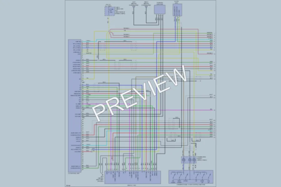 2008 Nissan Pathfinder Navigation wiring diagram preview