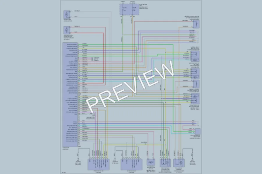 2008 Nissan Quest Air Conditioning wiring diagram preview