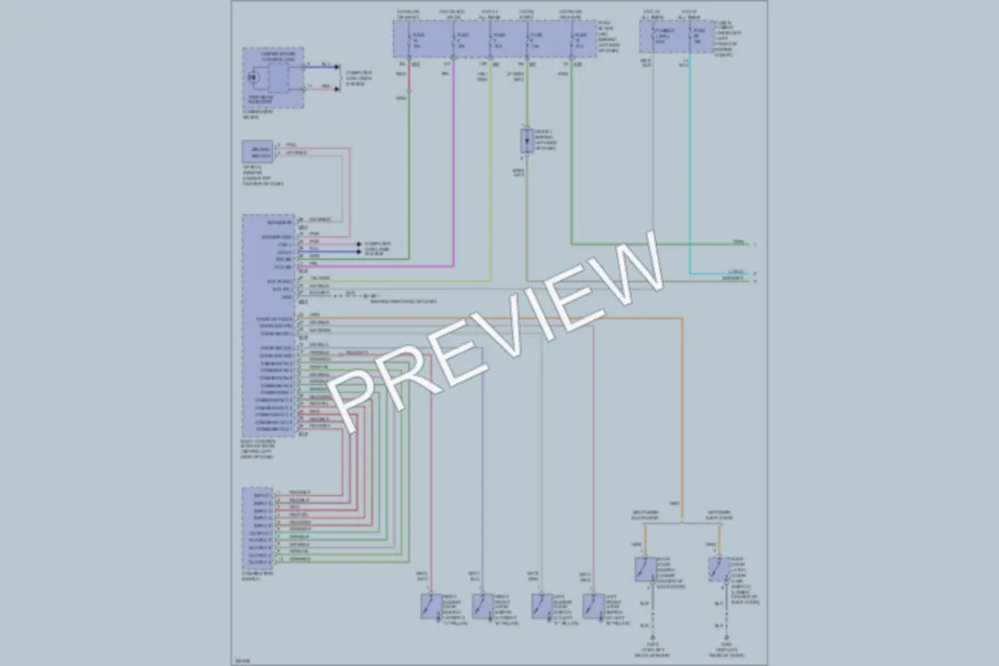 2008 Nissan Quest Headlights wiring diagram preview
