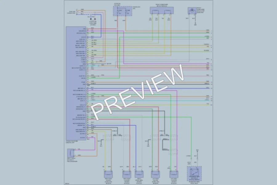 2008 Nissan Rogue Supplemental Restraints wiring diagram preview