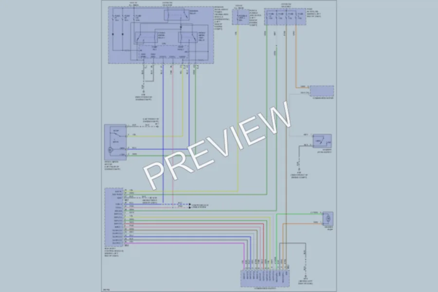2008 Nissan Rogue Wiper Washer wiring diagram preview