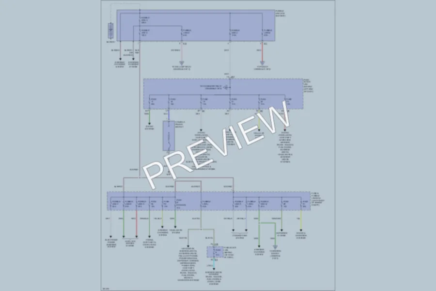 2008 Nissan Sentra Power Distribution wiring diagram preview