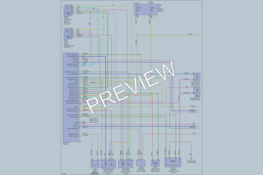 2008 Nissan Titan Air Conditioning wiring diagram preview