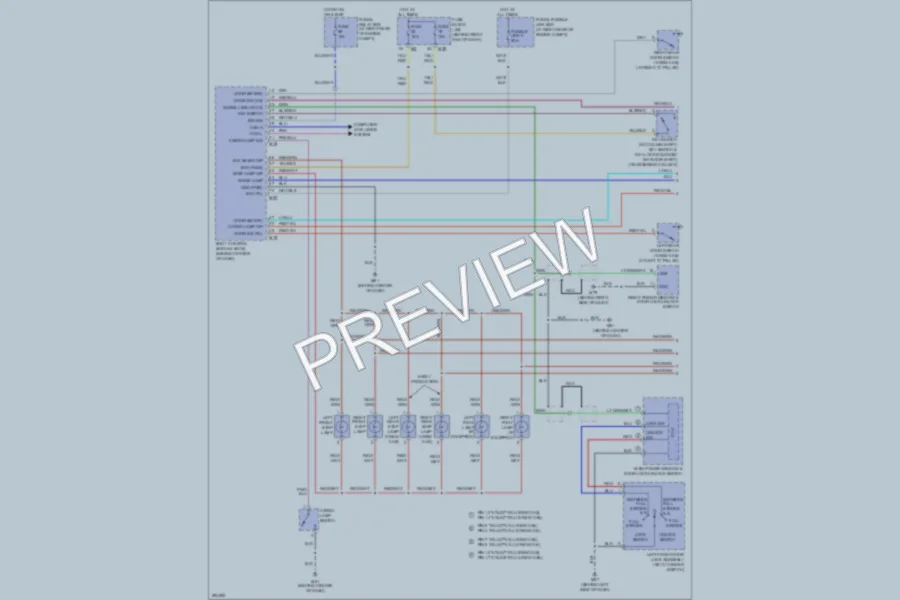 2008 Nissan Titan Interior Lights wiring diagram preview