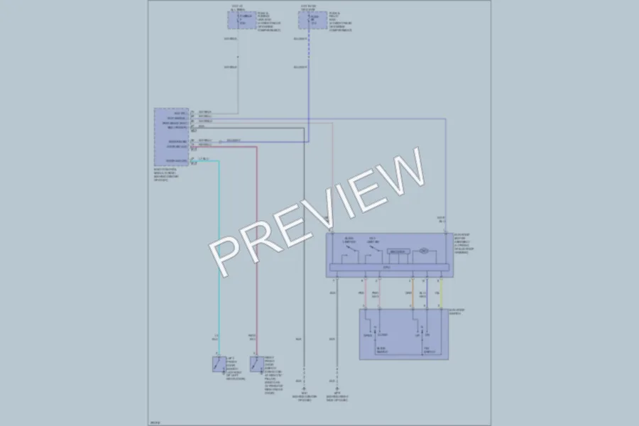 2008 Nissan Titan Power Top Sunroof wiring diagram preview