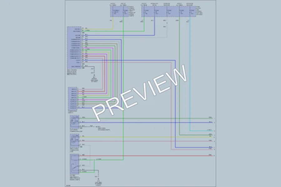 2008 Nissan Versa Headlights wiring diagram preview
