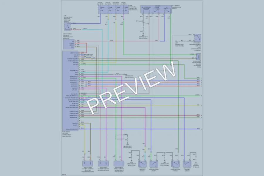 2008 Nissan Versa Power Door Locks wiring diagram preview