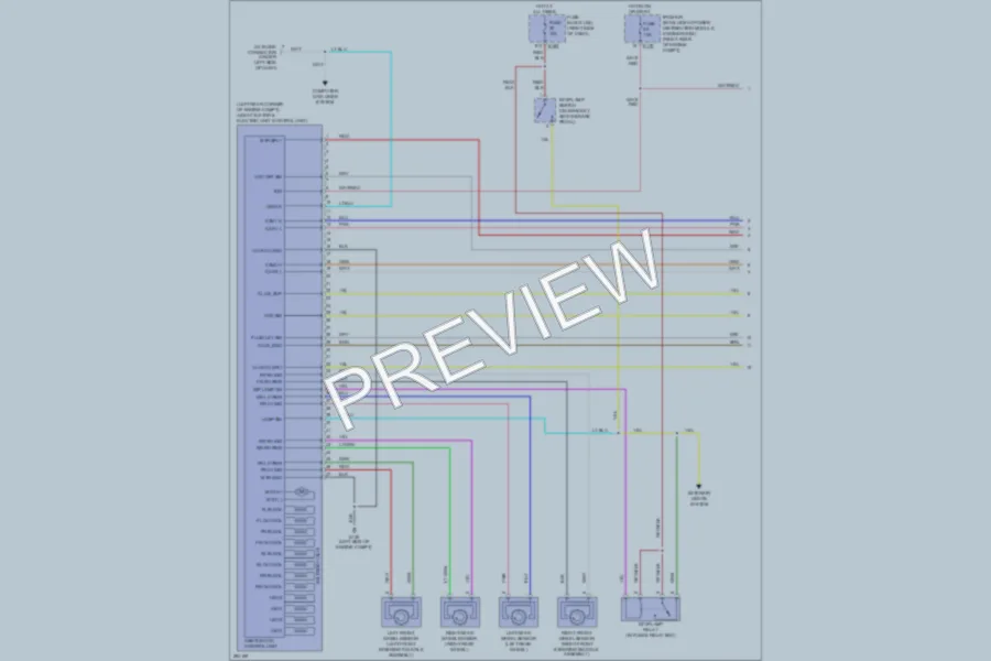 2008 Nissan Xterra Anti Lock Brakes wiring diagram preview