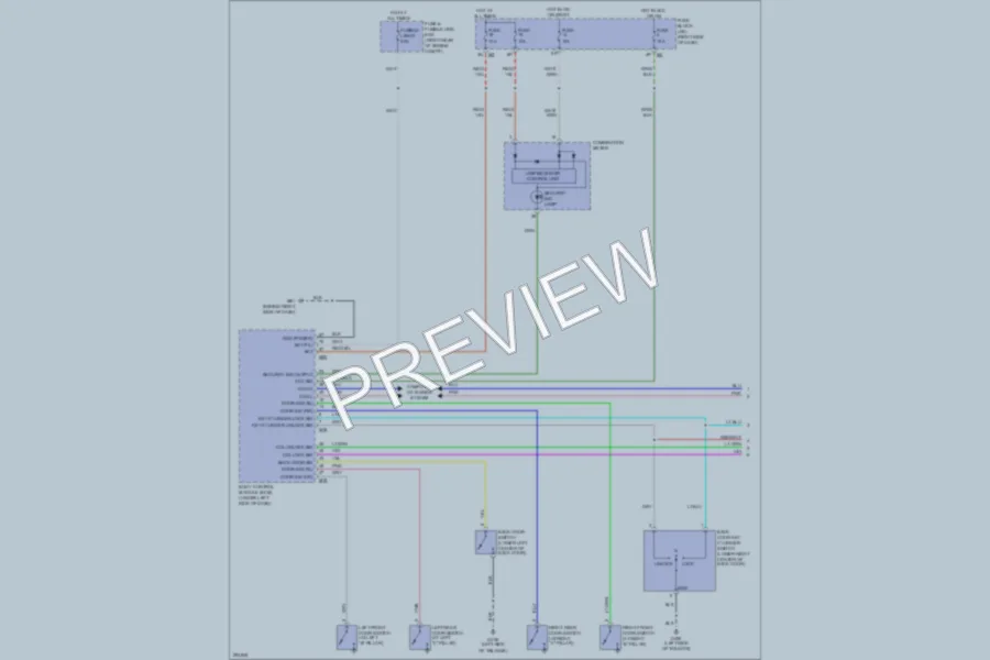 2008 Nissan Xterra Anti Theft wiring diagram preview
