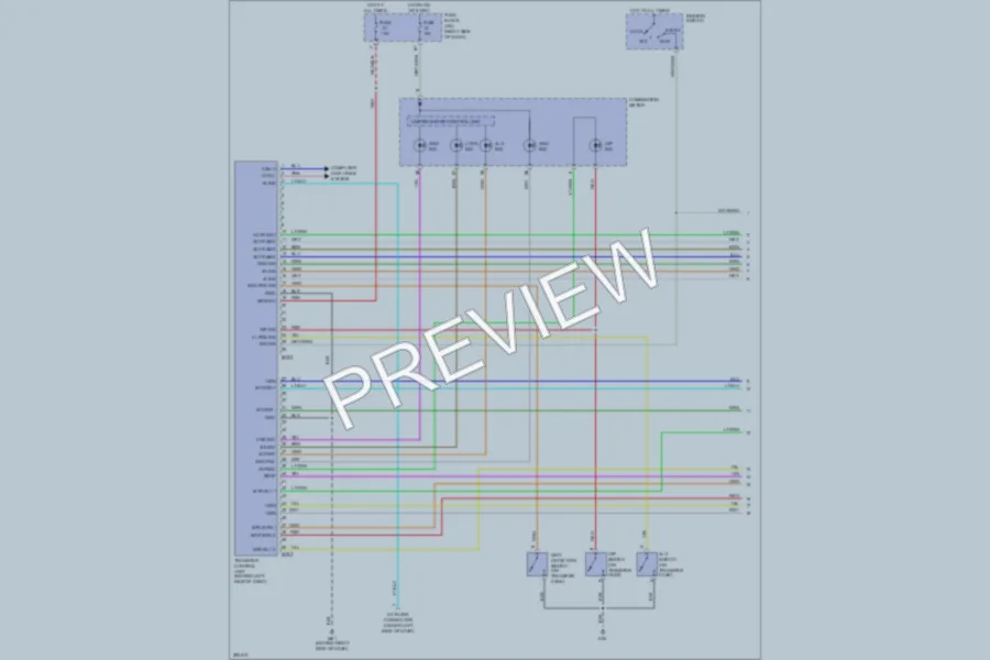 2008 Nissan Xterra Transmission wiring diagram preview