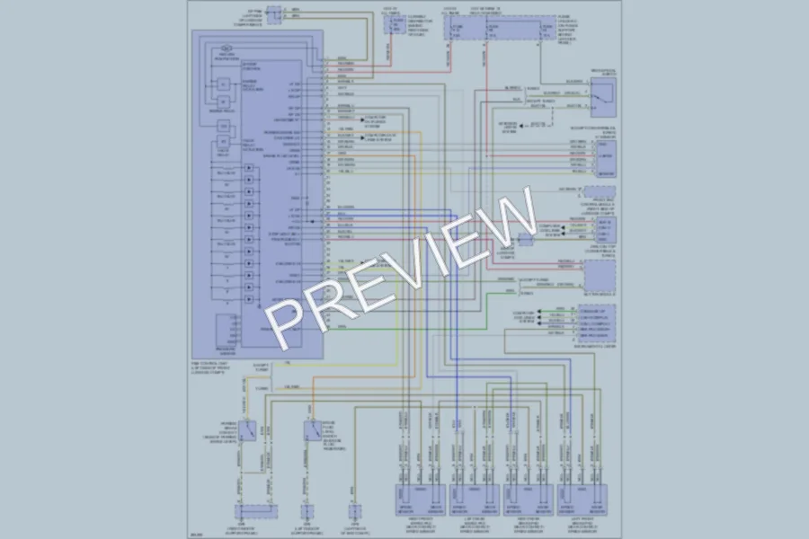2008 Porsche 911 Anti Lock Brakes wiring diagram preview