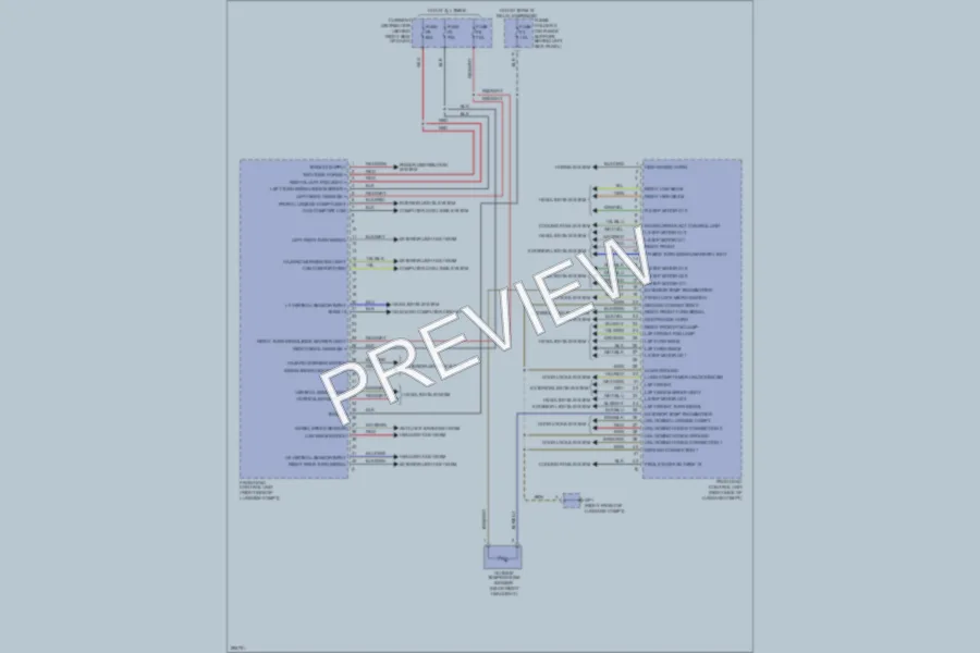 2008 Porsche 911 Body Control Modules wiring diagram preview