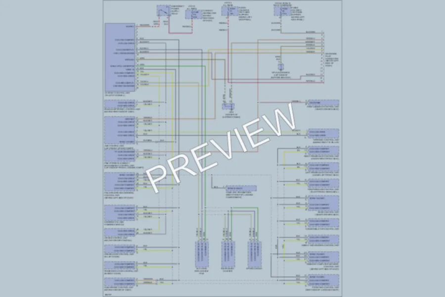 2008 Porsche 911 Computer Data Lines wiring diagram preview