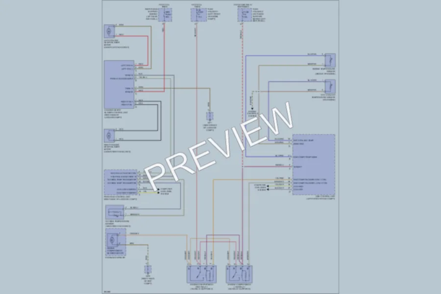 2008 Porsche 911 Cooling Fan wiring diagram preview