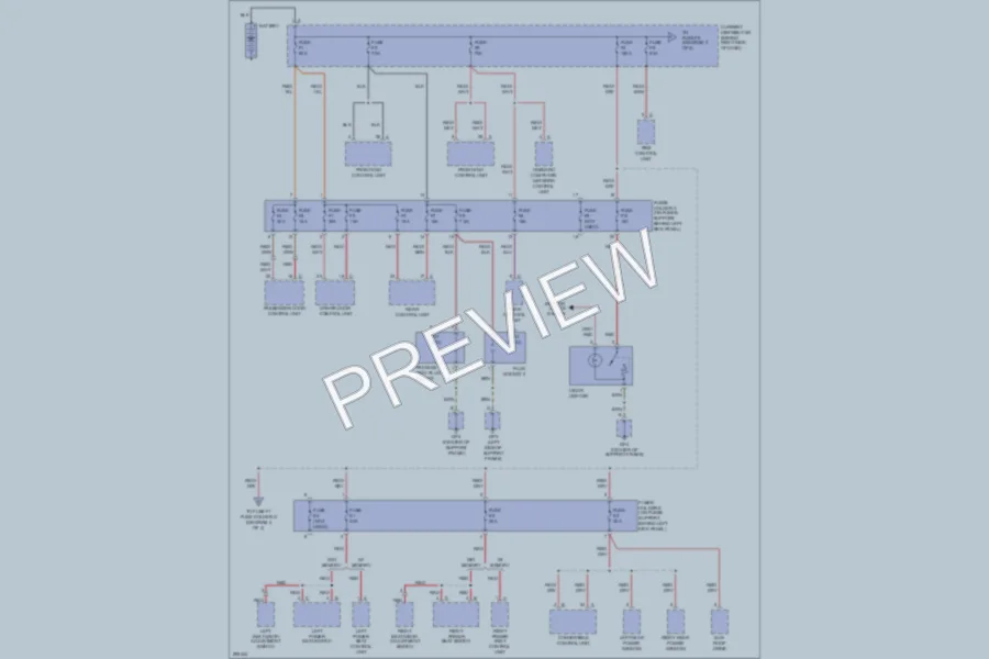 2008 Porsche 911 Power Distribution wiring diagram preview
