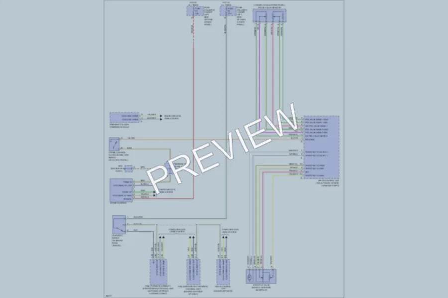 2008 Porsche Boxster Cruise Control wiring diagram preview