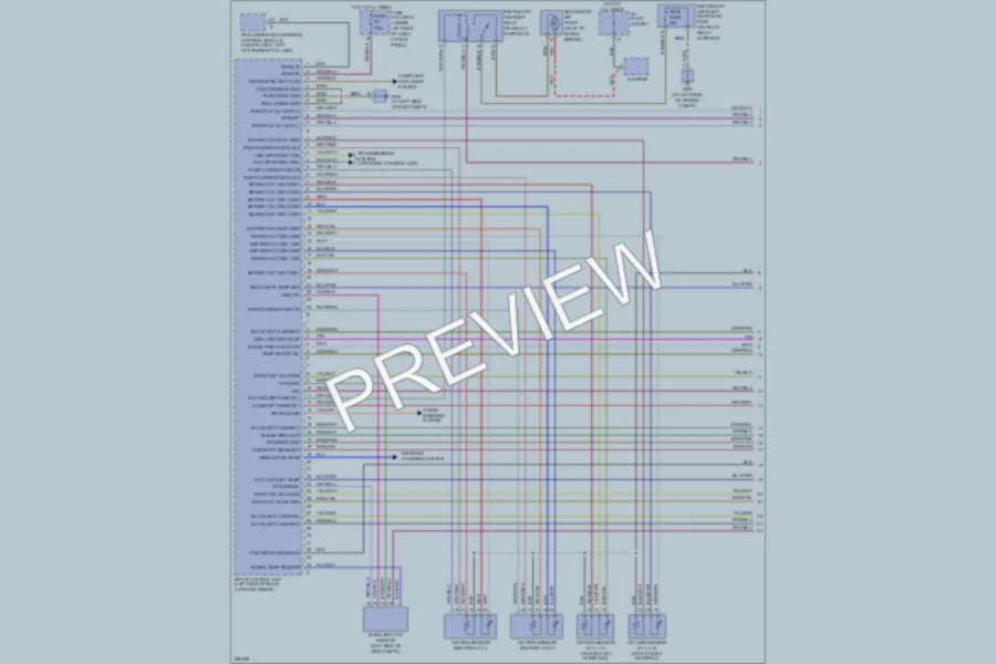 2008 Porsche Boxster Engine Performance wiring diagram preview