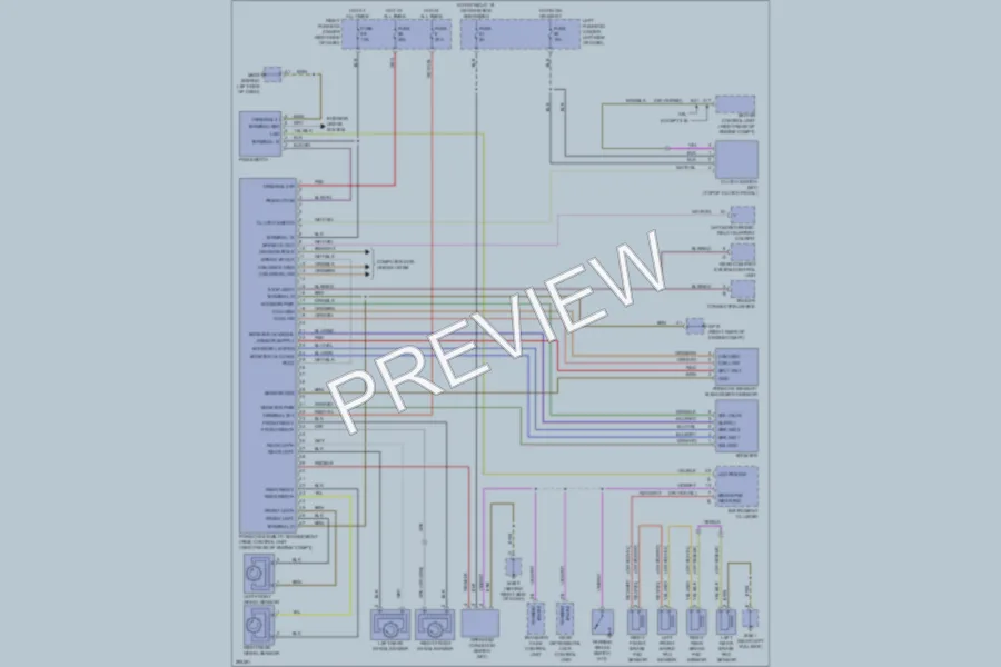2008 Porsche Cayenne Anti Lock Brakes wiring diagram preview