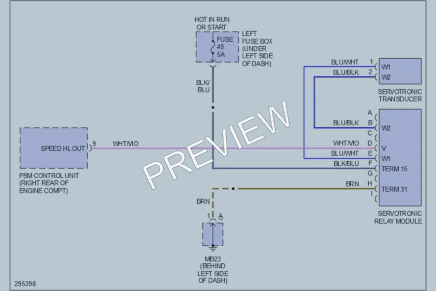 2008 Porsche Cayenne Electronic Power Steering wiring diagram preview