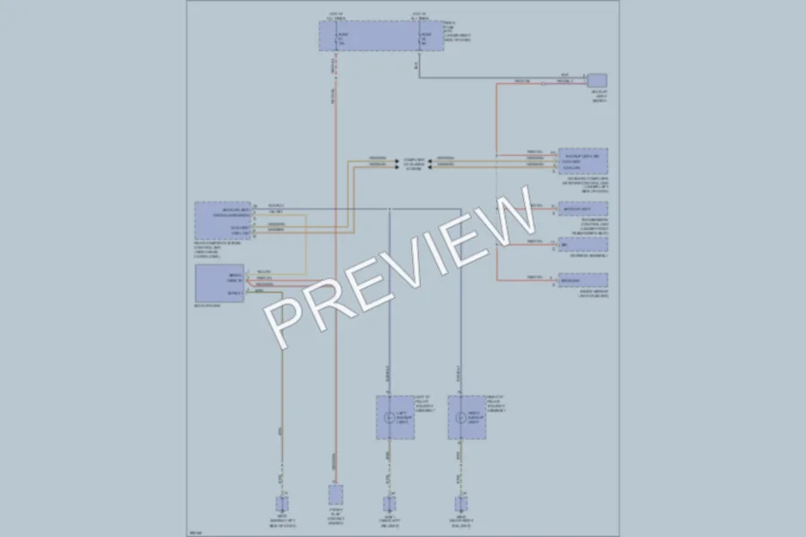 2008 Porsche Cayenne Exterior Lights wiring diagram preview