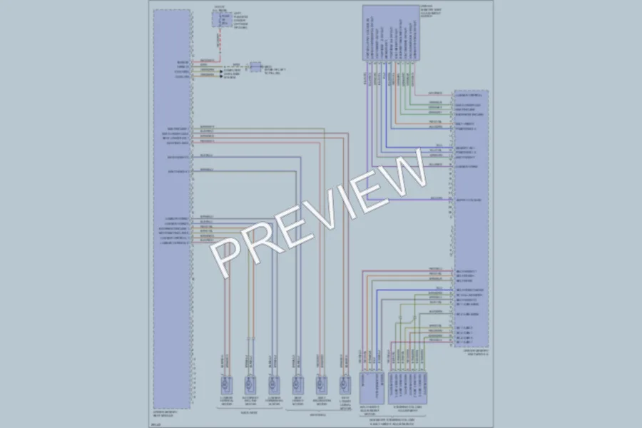 2008 Porsche Cayenne Memory Systems wiring diagram preview