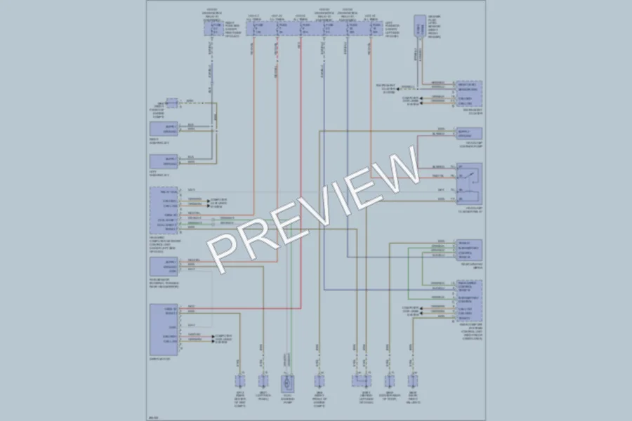 2008 Porsche Cayenne Wiper Washer wiring diagram preview