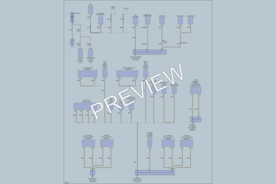 2008 Porsche Cayman Ground Distribution wiring diagram preview