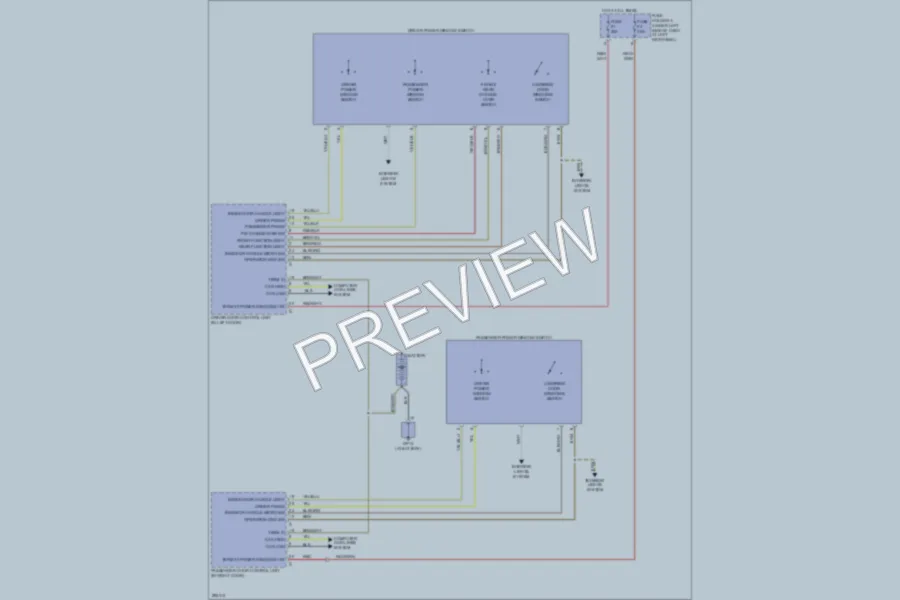 2008 Porsche Cayman Power Windows wiring diagram preview