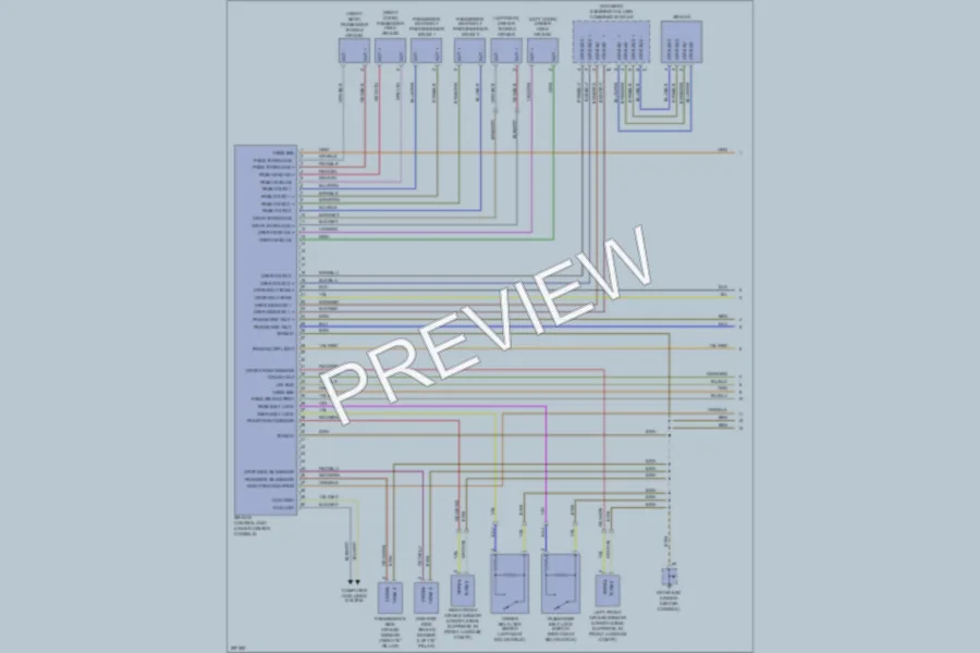 2008 Porsche Cayman Supplemental Restraints wiring diagram preview