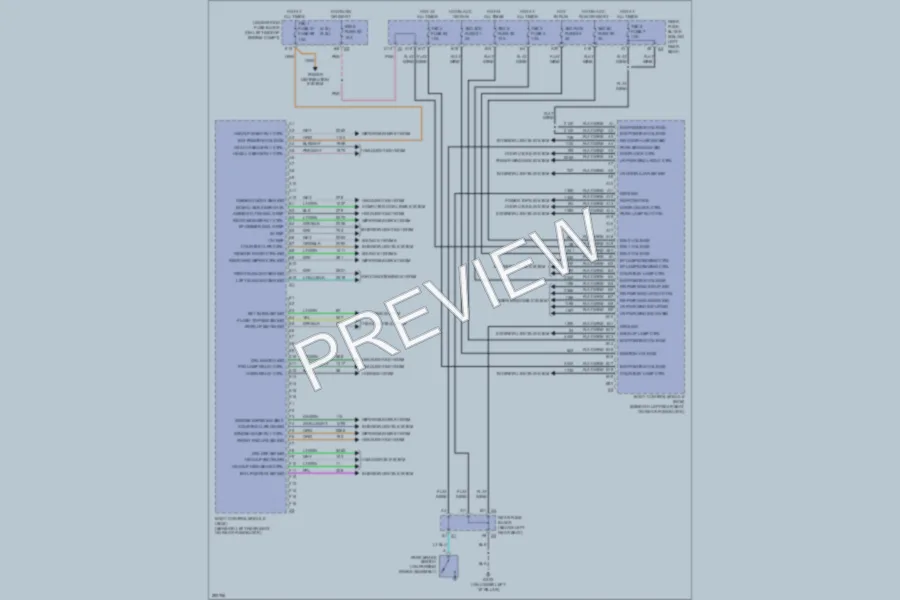 2008 Saab 97X Body Control Modules wiring diagram preview
