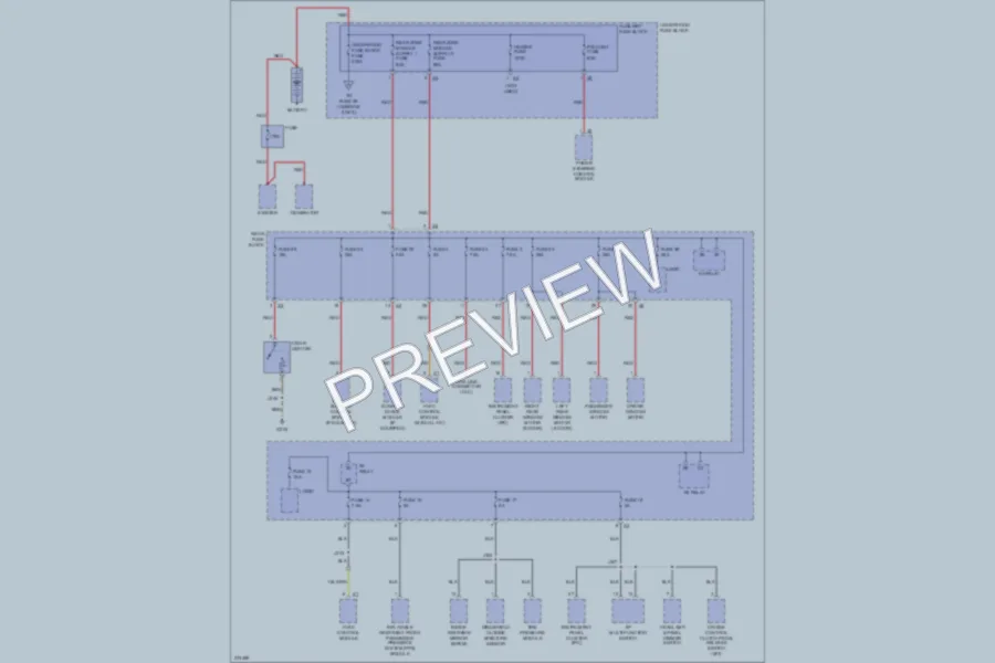 2008 Saturn Astra Power Distribution wiring diagram preview