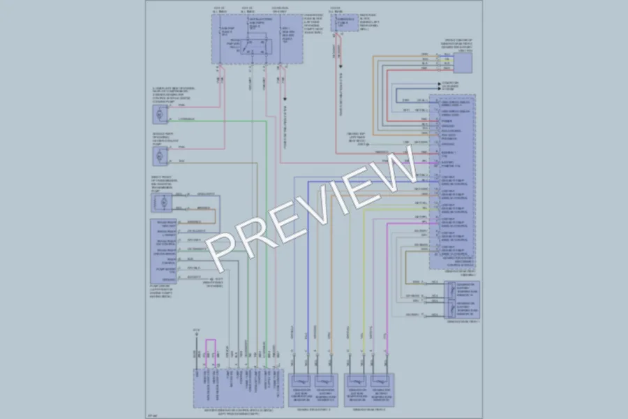 2008 Saturn Aura Cooling Fan wiring diagram preview